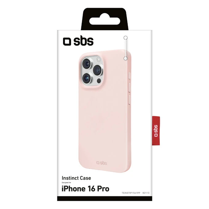 Nezatříděno Dėklas SBS, skritas iPhone 16 Pro 6.3", Rožinis (TEINSTIP1661PP)