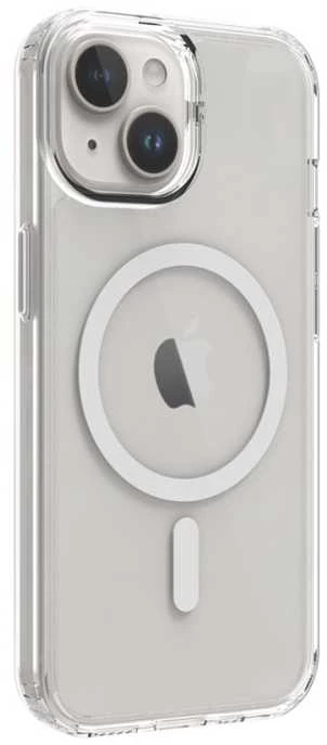 Dėklas Screenor iPhone 15 MagSafe apsauginis stikliukas, skaidrus