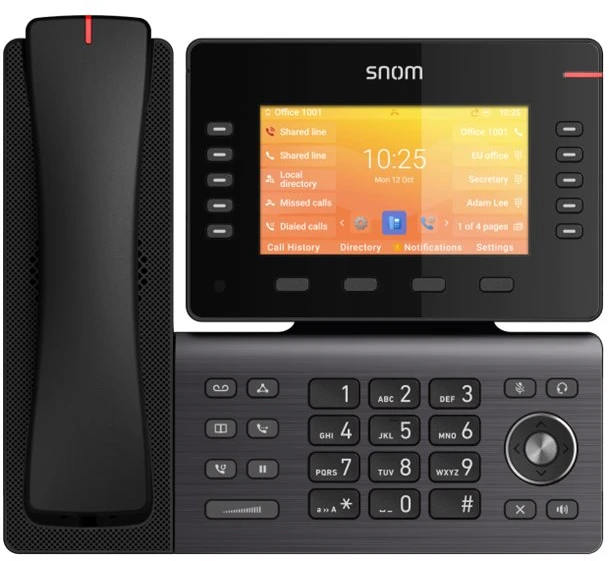 SNM Snom D892M IP telefonas Juoda TFT „Wi-Fi“