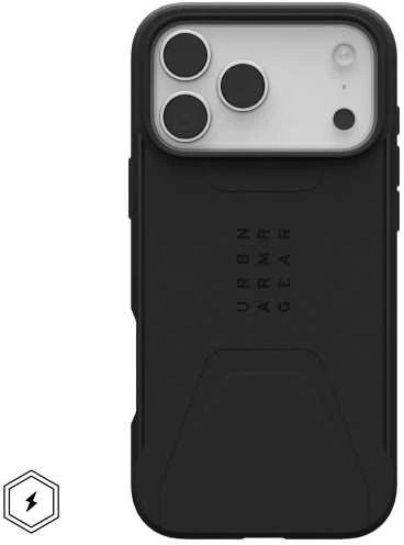 Dėklas Urban Armor Gear UAG Civilian Magsafe,Juodas - iPhone 17 Pro Max
