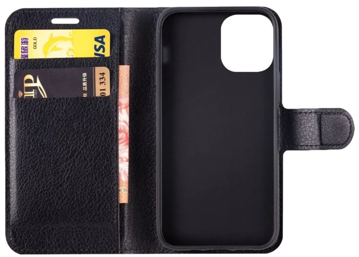 Dėklas X-SHIELD X-Shield iPhone 12 Mini Juodas Flip Cov
