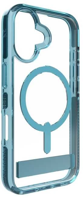 ZAGG Santa Cruz Snap MagSafe iPhone 16 dėklas – mėlynas