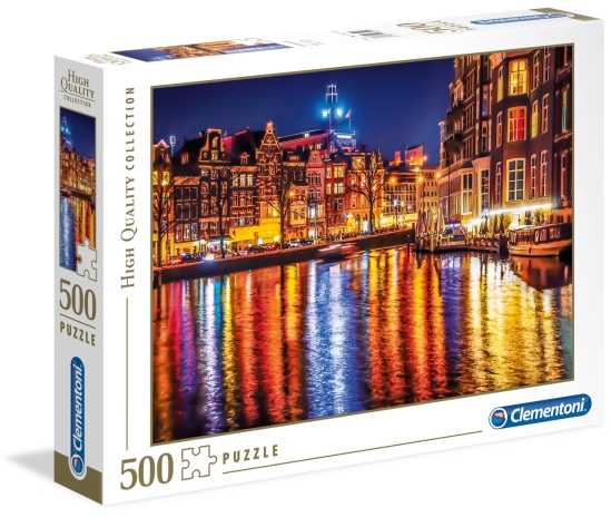 Clementoni Dėlionė 500 vnt. - Amsterdamas