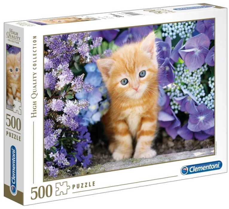 Clementoni Dėlionė 500 vnt. - Kačiukas