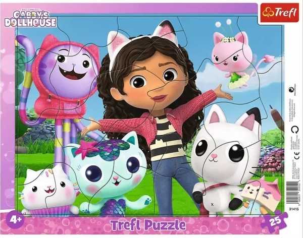 Trefl Gabby's Dollhouse Dėlionė 25 vnt.