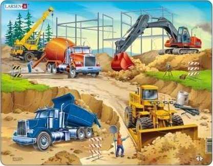 Dėlionė Larsen_Puzzles Larsen Puzzle Maxi Construction Puzzle