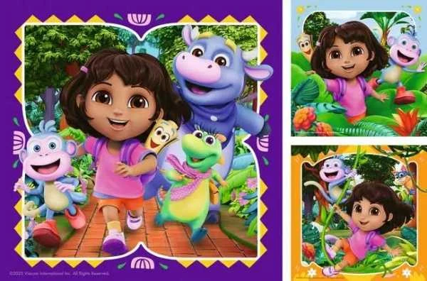 Ravensburger Dėlionė 3x49 vnt. - Dora