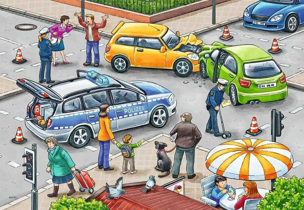 Ravensburger Dėlionė 2x12 vnt. - Gelbėjimo tarnybos