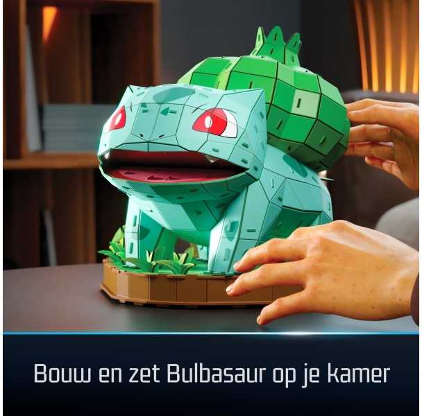 Spin Master 4D dėlionė FDP FAP Pokemon Bulbasaur GML 3D dėlionė, 195 detalės, animaciniai filmukai