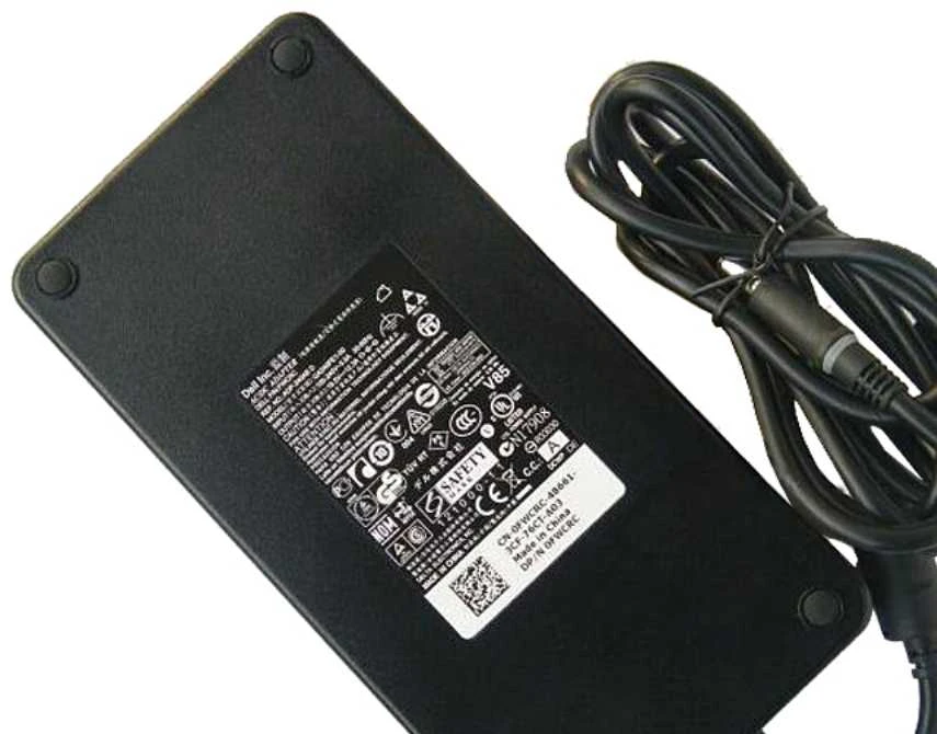 „Dell“ nešiojamojo kompiuterio maitinimo adapteris 240 W, 5 mm, 12,3 A, 19,5 V (FWCRC)