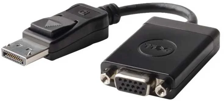 AV adapteris Dell Rodyti Prievadas - D- Sub( VGA) juodas (rodyti prievadą VGA adapteriui)