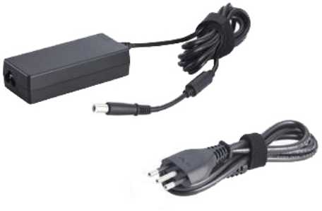Nešiojamojo kompiuterio maitinimo adapteris Dell 65 W, (AC Adapteris 65W 3P (Power cord)