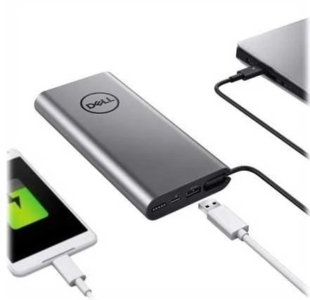 DELL PW7018LC nešiojamasis įkroviklis Sidabras Ličio-jonų (Li-Ion)