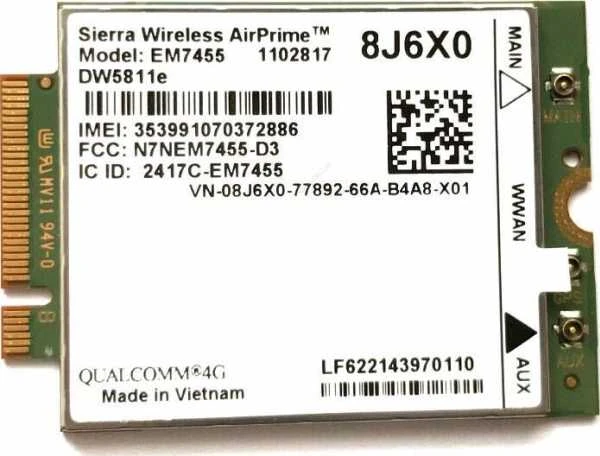 Modemas Dell Qualcomm Snapdragon X7 LTE-A