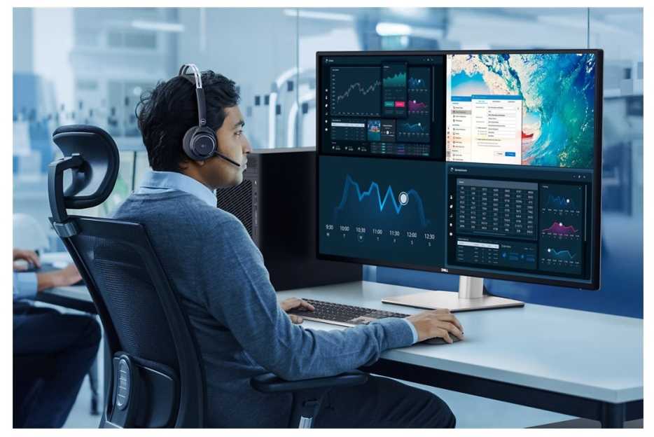 Monitorius Dell U4323QE, 42.5 ", IPS, UHD, 3840 x 2160, 16:9, 5 ms, 350 cd/m², 60 Hz