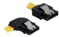 DELOCK Cable SATA 6Gb/s 30cm kairysis/tiesus metalinis