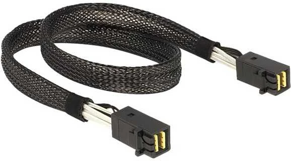 Delock SFF 8643 - SFF 8643, 0.5m, Juodas (83386)
