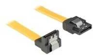 Delock Cable SATA 6 Gb/s žemyn kampuotas 70cm geltonas