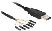 Delock Cable USB kištukas > TTL 6 kontaktų antraštė, viena 1,8 m (3,3 V)