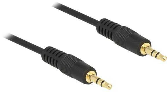 Delock Klinkenkabel 3,5 mm 3 Pin Stecker > Stecker 1 m juodas