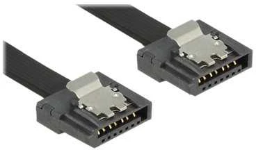 Delock SATA - SATA, 1m, Juodas (83843)