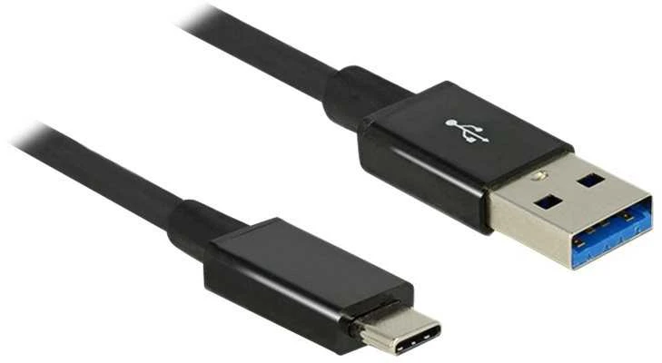 Delock Kabelis USB Digitus USB-A - USB-C 1 m Juodas (83983)