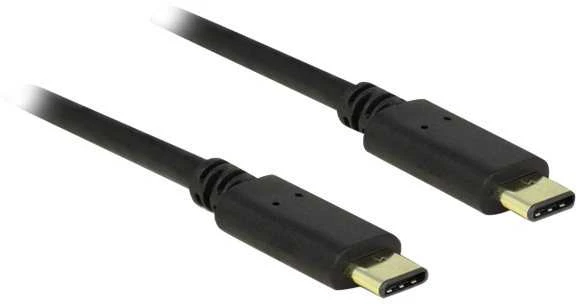 DELOCK Cable USB Type-C 2.0 male > USB Type-C 2.0 male 2.0 m juodas