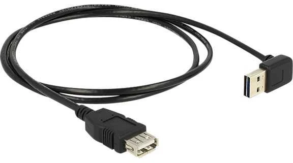 Delock Verlängerungskabel USB 2.0 Typ-A gewinkelt > USB 2.0 Typ-A juodas 2m