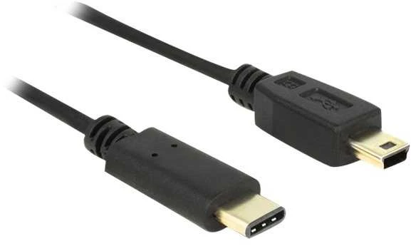 USB kabelis Delock USB- C - 2,5 m Juoda (83336)