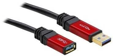 „Delock“ ilgintuvas USB 3.0 tipo A kištukas > USB 3.0 A tipo lizdas 3 m