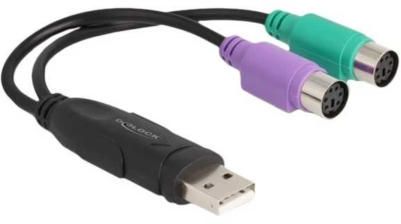 Delock USB į dvigubą PS/2 adapterį