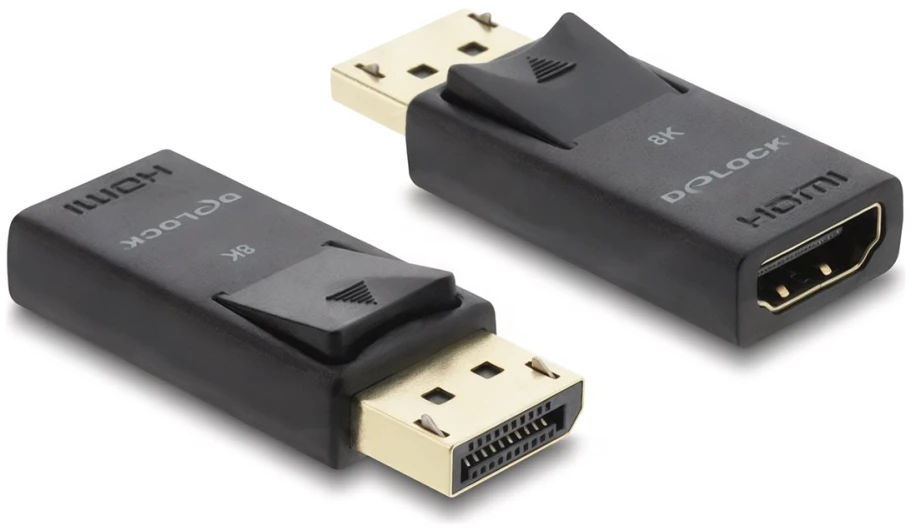 Delock Active DisplayPort 1.4 į HDMI adapterį 8K su HDR funkcija