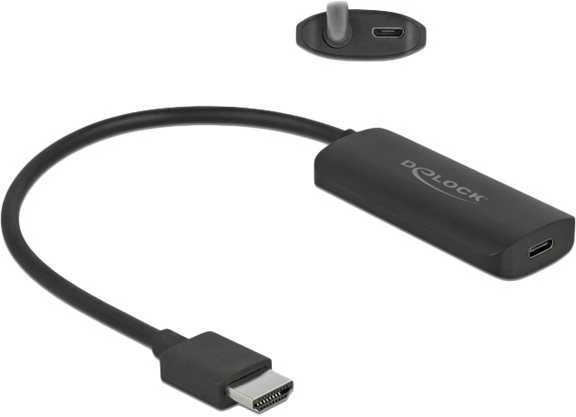 DLC DELOCK adapteris HDMI M USB Type-C F DP Alt režimas 24 cm aktyvus 4K 60 Hz