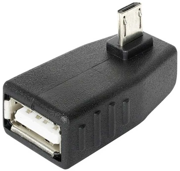 Delock Adapteris USB micro-B Stecker > USB 2.0-A Buchse OTG 270° gewinkelt
