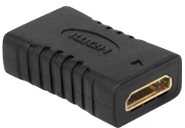 ADAPTER HDMI MINI(F)->HDMI MINI(F) BECZKA JUODA DELOCK