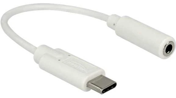 Delock USB-C į 3.5 mm garso adapteris, baltas