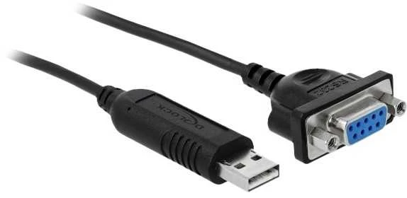 Delock Adapteris USB 2.0 Type-A iki 1 x serijos RS-232 DB9