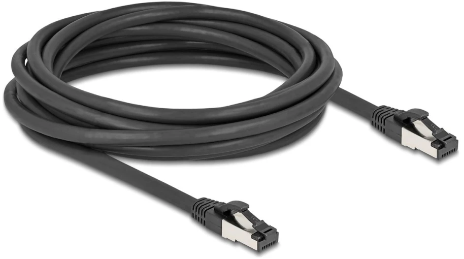 Delock Tinklo kabelis Cat8.1 S/FTP 5 m Juodas (80574)
