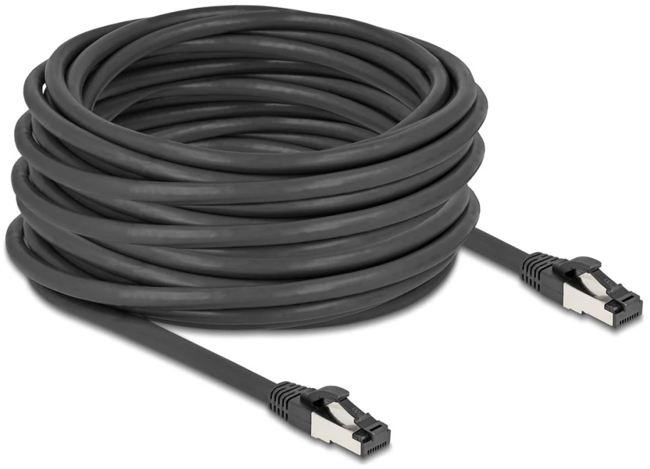 Delock Kabelis sieciowy RJ45 Cat. 8.1 S/FTP 15 m Juodas (80576)