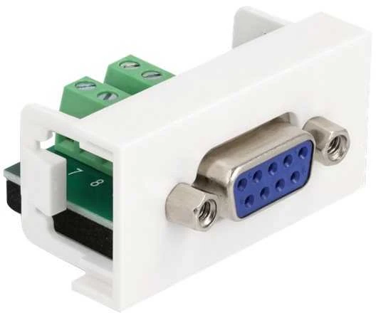 Delock Easy 45 D-Sub 9 kontaktų modulis su jungtimis