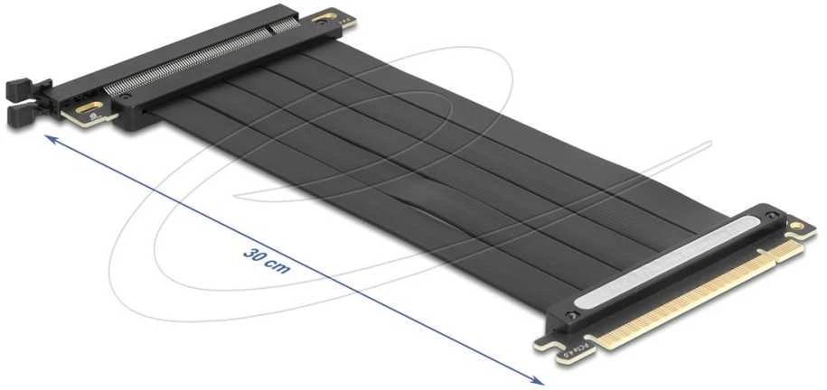 Delock DELOCK Riser Karte PCI Express 4.0x16 Stecker zu x16 Slot