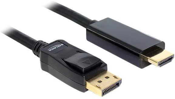 DELOCK Cable Ekranas Port-St > HDMI-St 3m