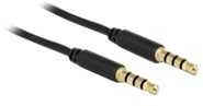 DELOCK Cable Stereo Jack 3,5 mm 4 kontaktų 2m