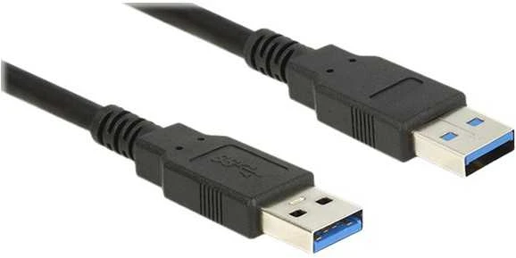 DELOCK USB CABLE AM-AM 3.0 0.5M Juodas