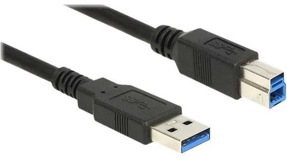 DELOCK Cable USB 3.0 Type-A male > USB 3.0 Type-B male 0,5 m juodas