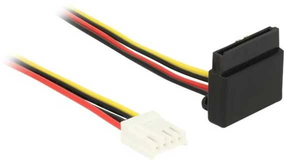 DeLock Kabelis Power Floppy 4 kontaktų (F) – SATA 15 kontaktų (F) 30 cm