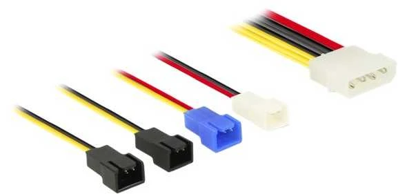 Delock Molex – 2 kontaktų x4 0,2 m daugiaspalvis (85516)