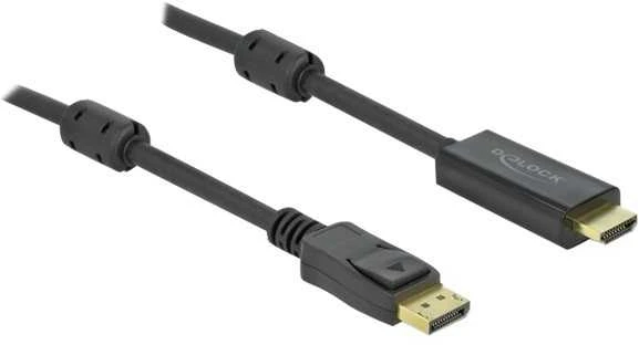 Delock DisplayPort į HDMI laidas su feritiniais filtrais