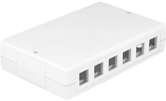 DeLOCK Keystone dėžė, 12 jungčių, plastikas, baltas / 86172