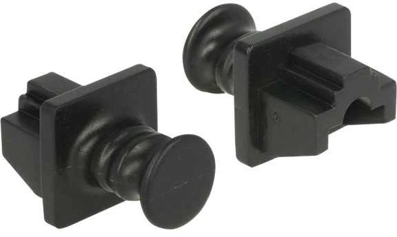 ZAŚLEPKA GNIAZDA LAN DUST COVER (10 PACK) Juoda DELOCK
